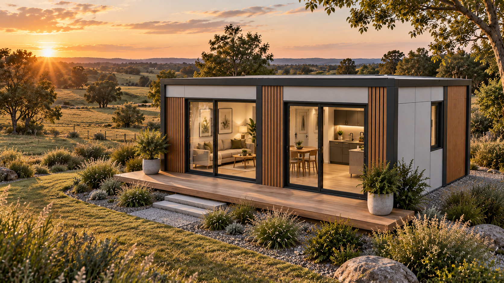 HINZ 40 — Exterior · Frente. Visualización conceptual.
