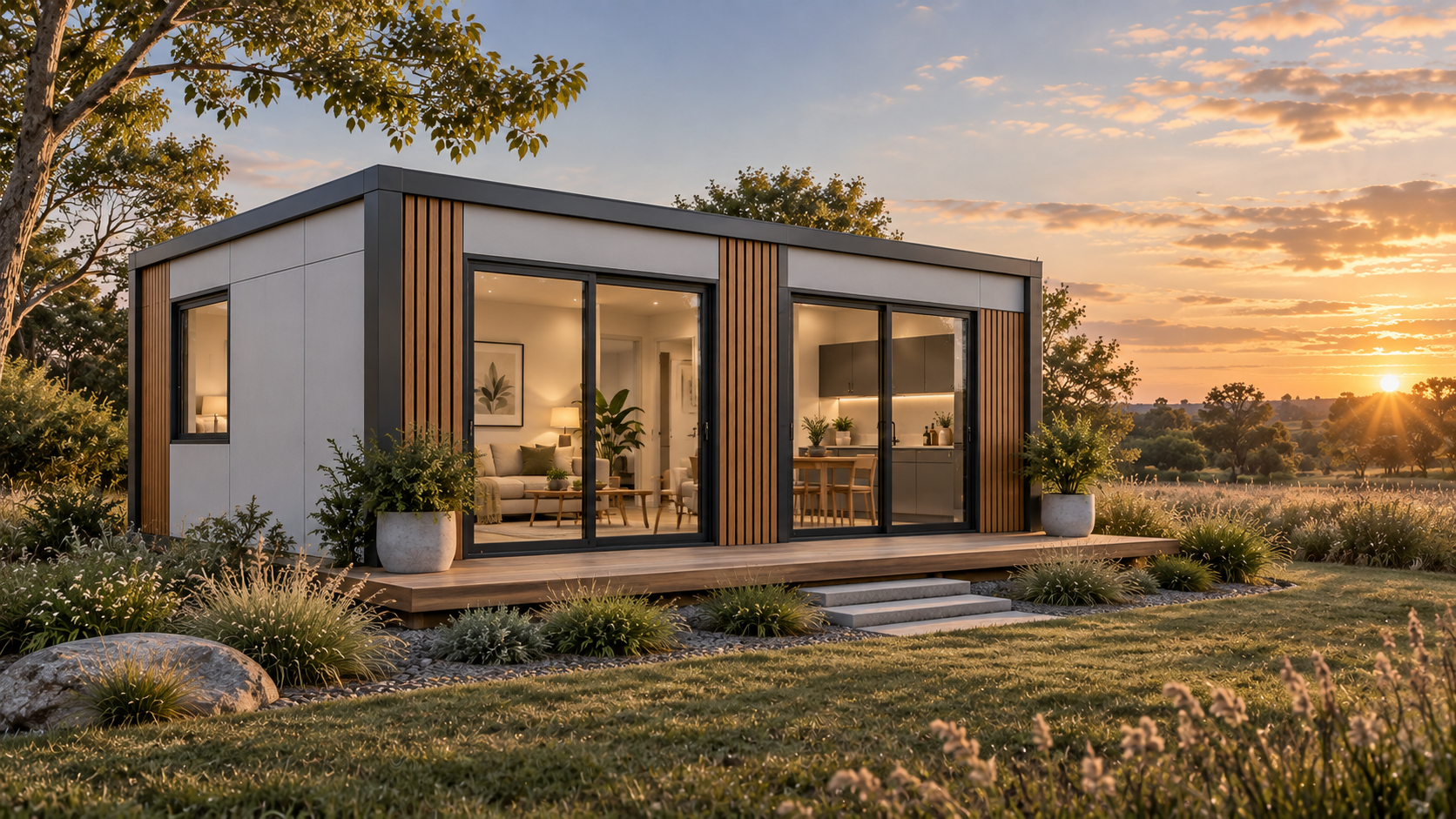 HINZ 40 — Exterior · Lateral. Visualización conceptual.